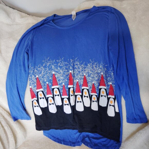 Mac & Belle Long Sleeve Tee Blue Size Large - Picture 1 of 3